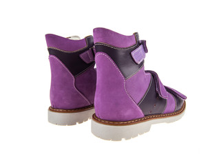 orthopedic sandals isolated on white background