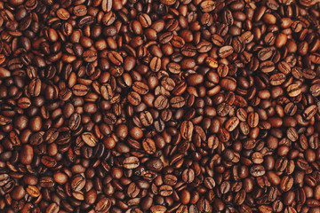 coffee background close-up