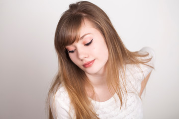 Fototapeta premium Beautiful Blonde Girl