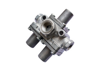 Circuit protection valve truck isolated on white background