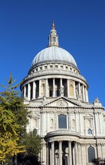 Fototapeta na wymiar St. Paul´s Cathedral in London.