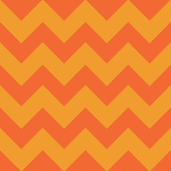 Colorful geometric seamless vector pattern in 1970's colors.  Orange chevron is modern and bold. Perfect for stationery, textiles, fashion, fabric, home decor, gift wrapping paper and graphic design.