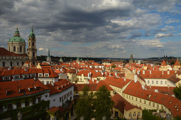 Naklejka na ściany i meble Prague, the most romantic city