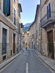 Fototapeta na wymiar street in old medieval town in Spain