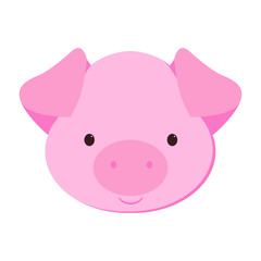 Obraz na płótnie Canvas Pig vector illustration