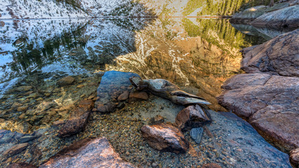 Translucent Reflections at Emerald Lake