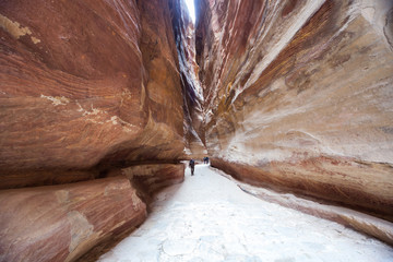 The Siq - Petra - Jordan © Dave Marzotto