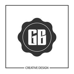 Initial Letter GB Logo Template Design