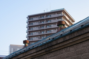 Fototapeta premium 古びた屋根