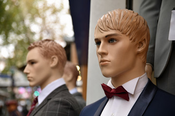 Mannequins mode hommes
