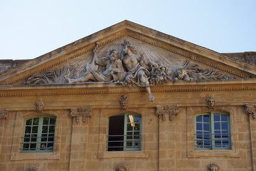 facade of old building