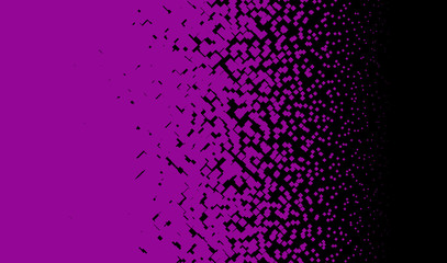 Abstract geometric pattern with small squares. Black and purple color Vector illustration