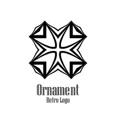 Fototapeta premium Art Deco vintage logo