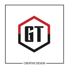 Initial Letter GT Logo Template Design