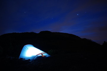 Namiot w Górach © Rusnak