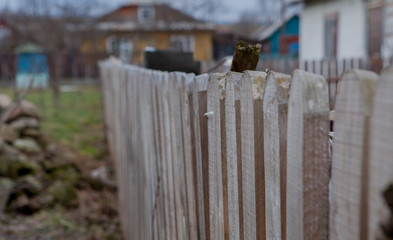 Wooden fence background