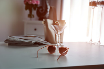 table background and home interior 