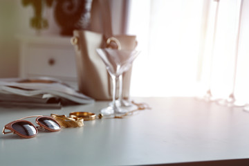 table background and home interior 