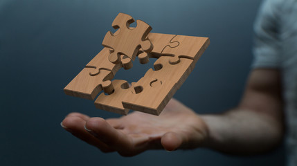 puzzle wood