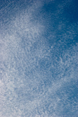 Sky with light clouds