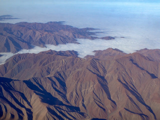 The Andes from high above