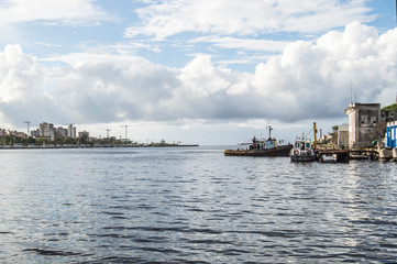 Naklejka premium Habana Cuba puerto