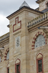 Fototapeta premium Architectural detail of Built by architect Mimar Sinan between 1569 and 1575 Selimiye Mosque in city of Edirne, East Thrace, Turkey
