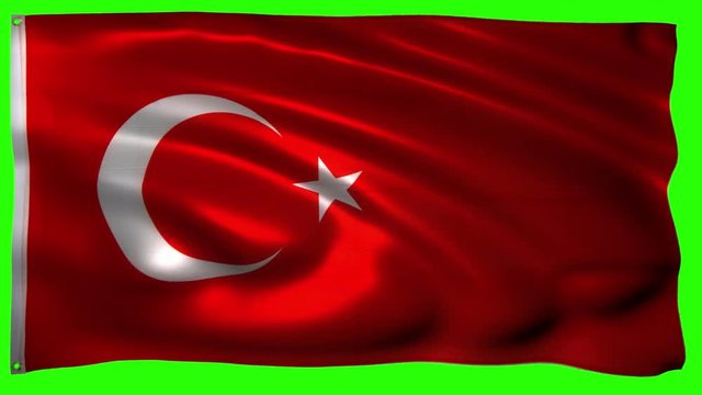 The Flag of Turkey