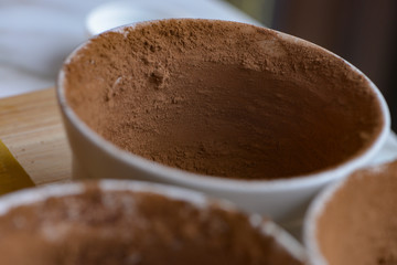 Chocolate covered ramkin