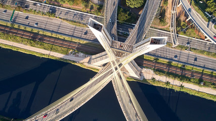 Estaiada Bridge Sao Paulo Brazil