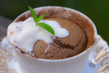 Nice chocolate dessert