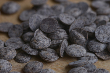 Close-up chocolate chips