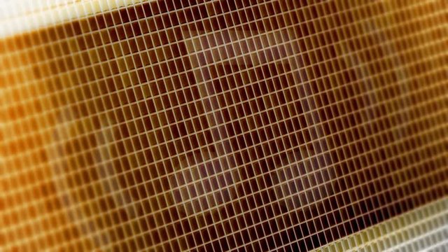 Musical note icon on the Screen. 4K Resolution. Encoder Prores 4444. Great Quality. Looping.