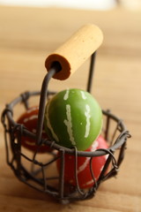 かごに入ったスズメウリ