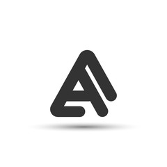 Initial AA Letter Logo Design - obrazy, fototapety, plakaty