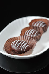 Chocolate colored balls