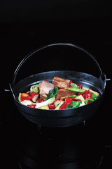 Dried pan spiced ribs