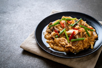 Stir-Fried Squid or Octopus with Salted Eggs