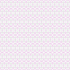 Seamless abstract pattern of four-pointed stars and other shapes in white, gray, purple colors (violet line art). Vector illustration, EPS10, for wallpaper, gift wrap paper, tile print, etc.