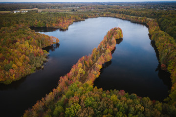 Aerial of Plainsboro Preserve New jersey