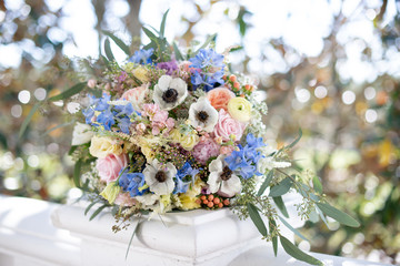 Obraz na płótnie Canvas Wedding Flowers Bouquet