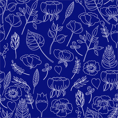 Vector illustration of a seamless patter