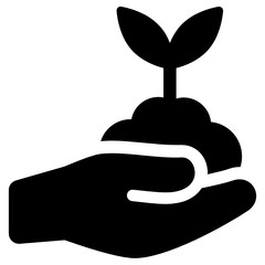 Agriculture Plant Vector Icon