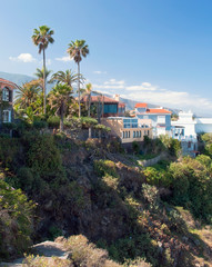 Obraz premium Aerial view of Puerto de la Cruz in Tenerife