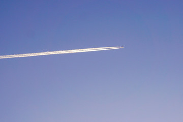 airplane in the sky