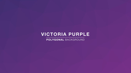 Fototapeta premium Victoria Purple Polygonal