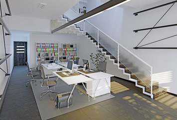 modern office interior.