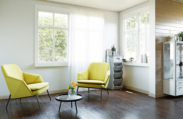 modern country living room