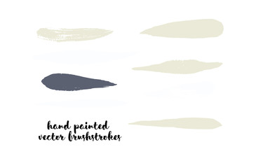 Graffiti Grunge Vector Watercolor Brushstrokes. Buttons, Splashes, Doodles, Stains, Scribble Hand Painted Vector Set. Vintage Uneven Textured Paintbrush Logo Elements. Rough Black and White Highlights