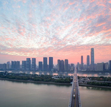 Changsha In Sunrise